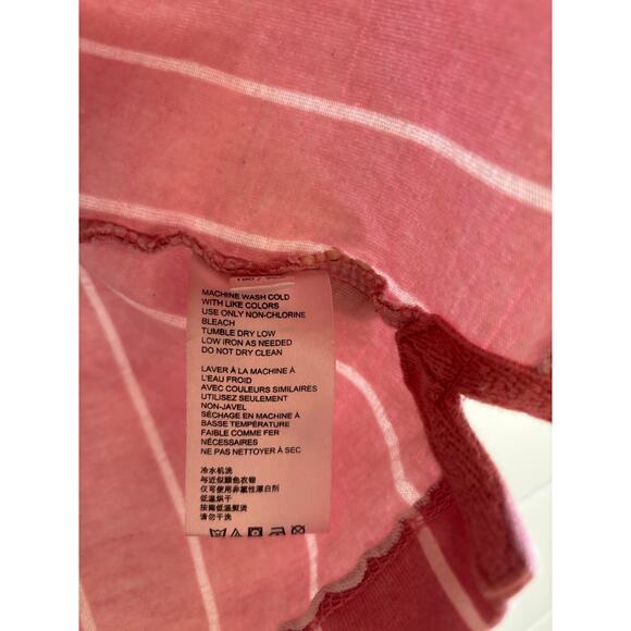 Urban Outfitters Pink & White Striped Polo Shirt | Men’s M - Picture 9 of 9